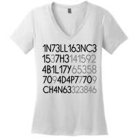Intelligence Is The Ability To Adapt To Change Women's V-Neck T-Shirt