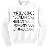 Intelligence Is The Ability To Adapt To Change Kids Sweatshirt
