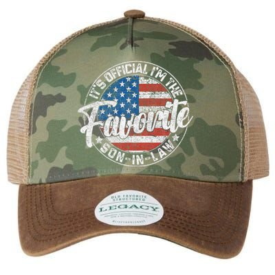 ItS IM The Favorite Soninlaw Funny Vintage Legacy Tie Dye Trucker Hat