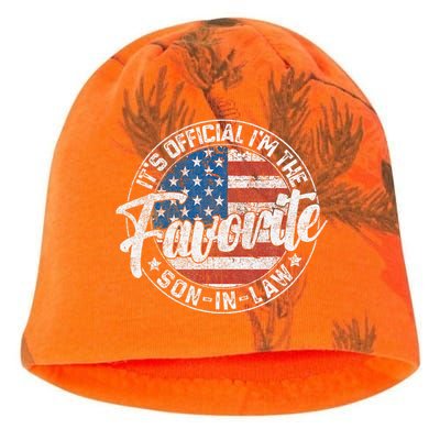 ItS IM The Favorite Soninlaw Funny Vintage Kati - Camo Knit Beanie