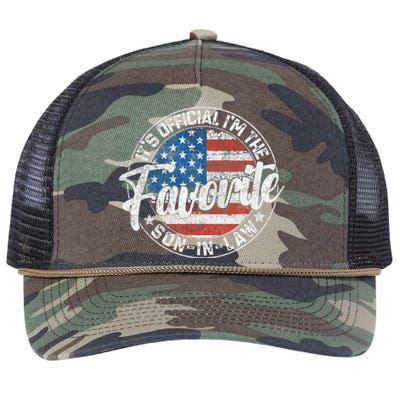 ItS IM The Favorite Soninlaw Funny Vintage Retro Rope Trucker Hat Cap