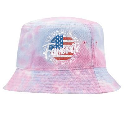 ItS IM The Favorite Soninlaw Funny Vintage Tie-Dyed Bucket Hat