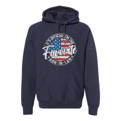 ItS IM The Favorite Soninlaw Funny Vintage Premium Hoodie