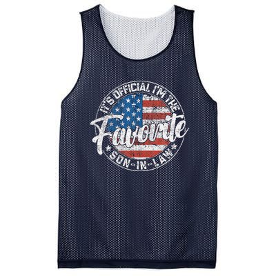 ItS IM The Favorite Soninlaw Funny Vintage Mesh Reversible Basketball Jersey Tank