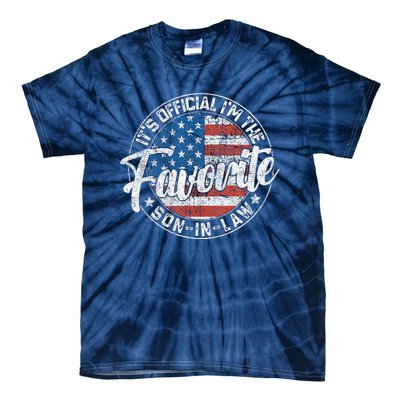 ItS IM The Favorite Soninlaw Funny Vintage Tie-Dye T-Shirt