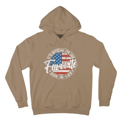 ItS IM The Favorite Soninlaw Funny Vintage Hoodie