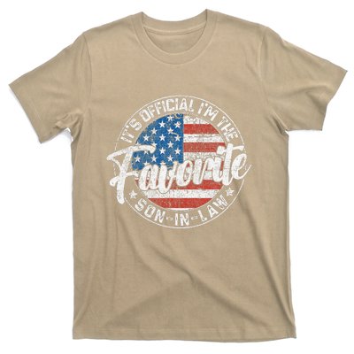 ItS IM The Favorite Soninlaw Funny Vintage T-Shirt