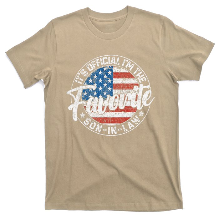 ItS IM The Favorite Soninlaw Funny Vintage T-Shirt