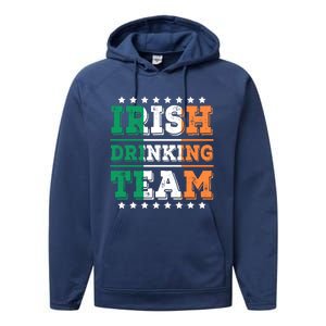 Irish Ing Team Ireland Flag Funny Ing Cute Gift Performance Fleece Hoodie