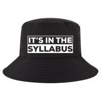 ItS In The Syllabus Cool Comfort Performance Bucket Hat