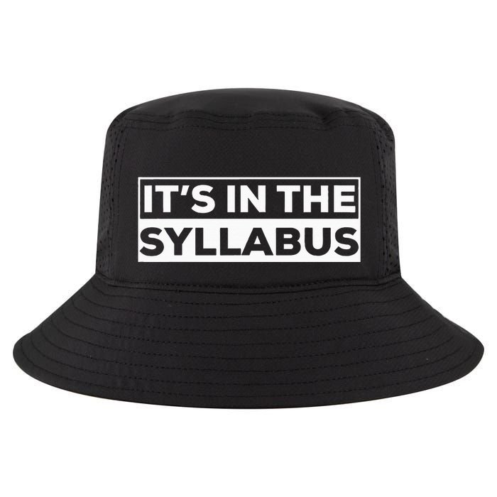 ItS In The Syllabus Cool Comfort Performance Bucket Hat