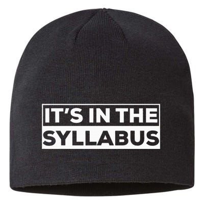 ItS In The Syllabus Sustainable Beanie