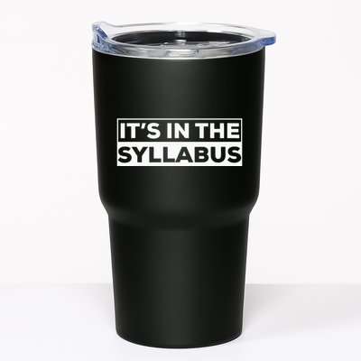 ItS In The Syllabus Tumbler