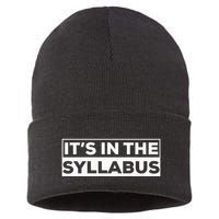 ItS In The Syllabus Sustainable Knit Beanie