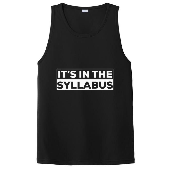 ItS In The Syllabus PosiCharge Competitor Tank