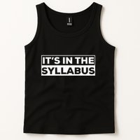 ItS In The Syllabus Tank Top