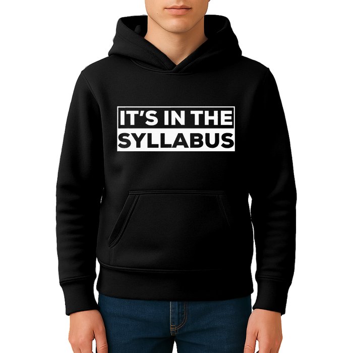 ItS In The Syllabus Kids Hoodie