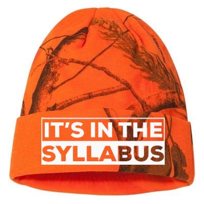 ItS In The Syllabus Kati Licensed 12" Camo Beanie