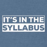ItS In The Syllabus Garment-Dyed Sweatshirt