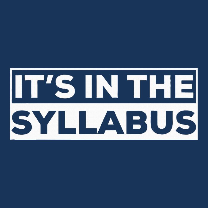 ItS In The Syllabus Infant Baby Jersey Bodysuit