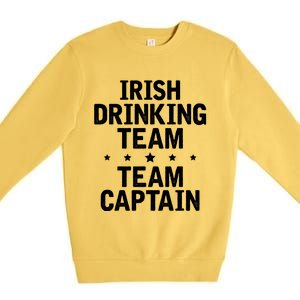 Irish Ing Team Irish Pride St Patricks Day Cool Gift Premium Crewneck Sweatshirt