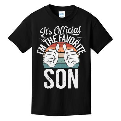 Its Im The Favorite Son Kids T-Shirt