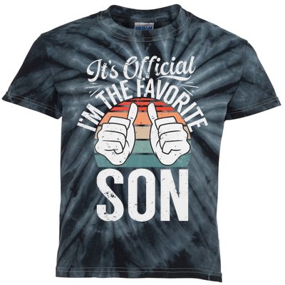 Its Im The Favorite Son Kids Tie-Dye T-Shirt