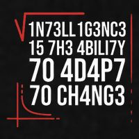 Intelligence Is The Ability To Adapt To Change Smart People Ladies PosiCharge Tri-Blend Wicking Tank