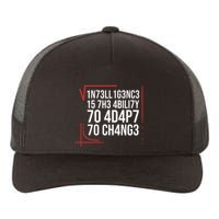 Intelligence Is The Ability To Adapt To Change Smart People Yupoong Adult 5-Panel Trucker Hat