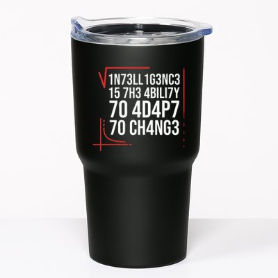 Intelligence Is The Ability To Adapt To Change Smart People Tumbler
