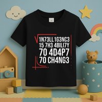 Intelligence Is The Ability To Adapt To Change Smart People Toddler T-Shirt