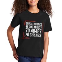 Intelligence Is The Ability To Adapt To Change Smart People Kids T-Shirt