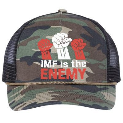 Imf Is The Enemy Retro Rope Trucker Hat Cap