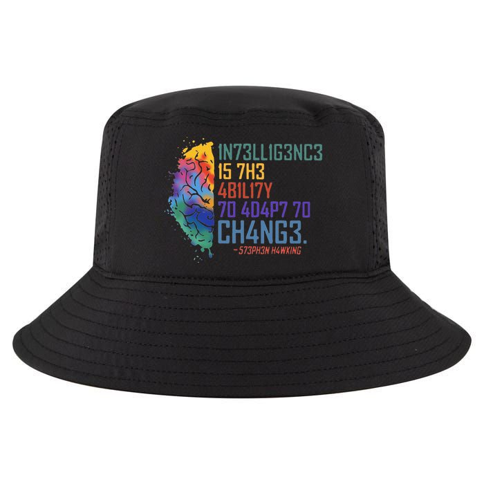 Intelligence Is The Ability To Adapt To Change Cool Comfort Performance Bucket Hat