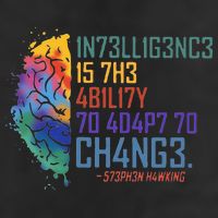 Intelligence Is The Ability To Adapt To Change Cool Comfort Performance Bucket Hat