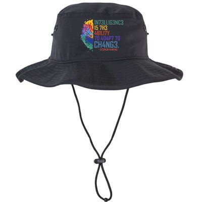 Intelligence Is The Ability To Adapt To Change Bucket Hat