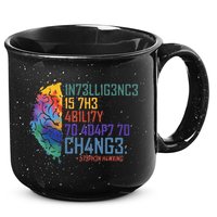 Intelligence Is The Ability To Adapt To Change 15oz Campfire Ceramic Mug