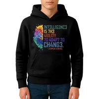 Intelligence Is The Ability To Adapt To Change Kids Hoodie