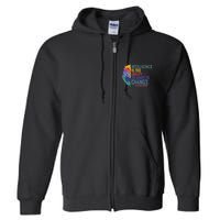 Intelligence Is The Ability To Adapt To Change Full Zip Hoodie