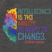 Intelligence Is The Ability To Adapt To Change Vector Backpack