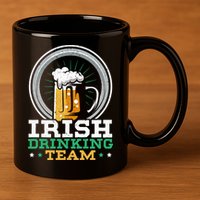 Irish Ing Team Saint Patrick's Day Shenanigan Beer Gift 11oz C Handle Ceramic Mug