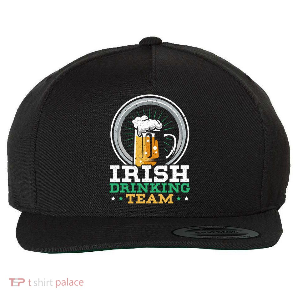 Irish Ing Team Saint Patrick's Day Shenanigan Beer Gift Wool Snapback Cap