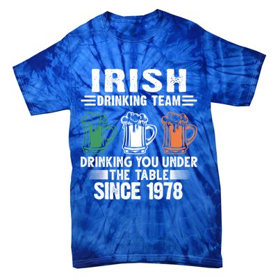 Irish Ing Team Since 1978 Irish Gift Tie-Dye T-Shirt
