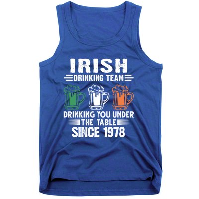 Irish Ing Team Since 1978 Irish Gift Tank Top