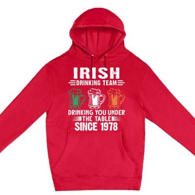 Irish Ing Team Since 1978 Irish Gift Premium Pullover Hoodie