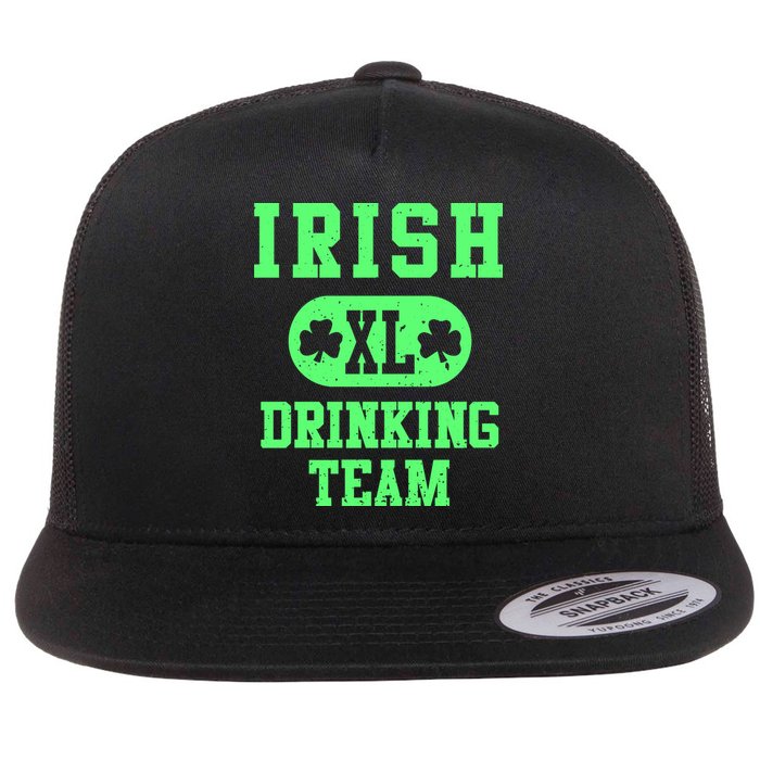 Irish Ing Team St Paddy's Day Gift Flat Bill Trucker Hat