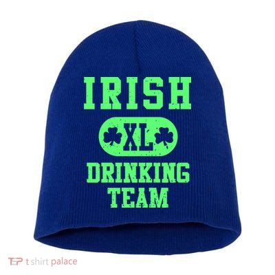 Irish Ing Team St Paddy's Day Gift Short Acrylic Beanie