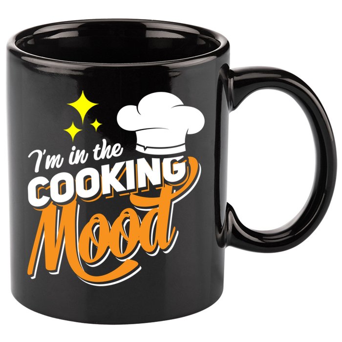 Im In The Cooking Mood Gift Fine Dining Cook Funny Chef Gift 11oz C Handle Ceramic Mug