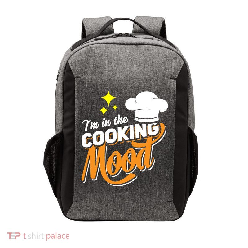 Im In The Cooking Mood Gift Fine Dining Cook Funny Chef Gift Vector Backpack