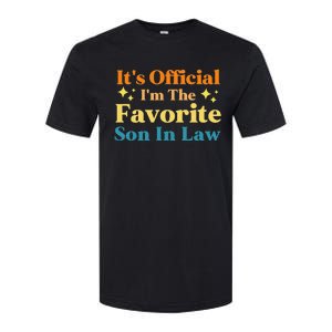 It's I'm The Favorite Son In Law Funny Family Humor Softstyle CVC T-Shirt